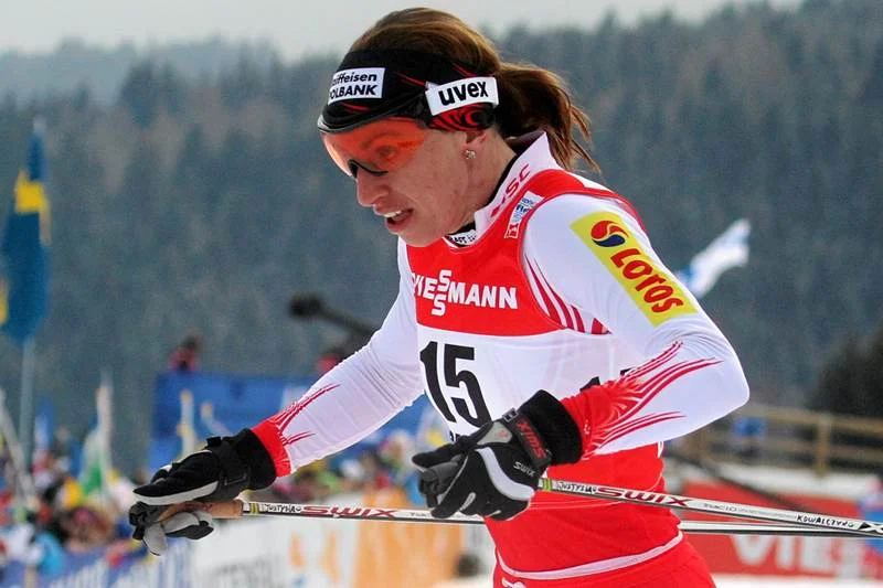 Justyna Kowalczyk podczas Mistrzostw Świata w Val di Fiemme