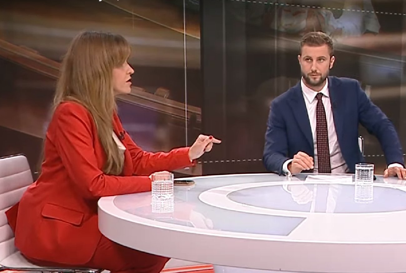 Dorota Olko powiedziała widzom TVP o aferze wizowej. Kłeczek wyszedł z siebie.