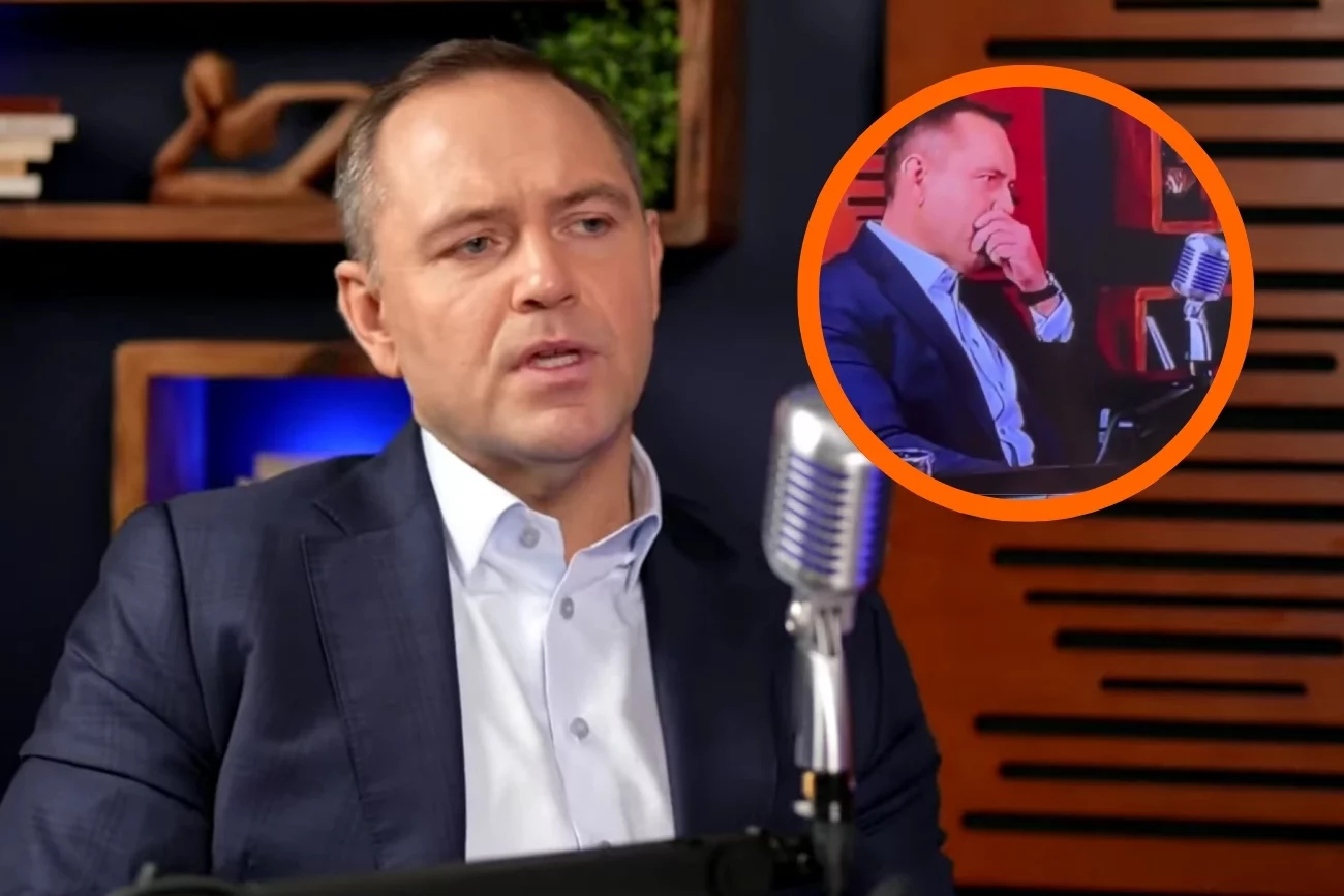 Karol Nawrocki przyjął snus w czasie wywiadu z Rymanowskim.