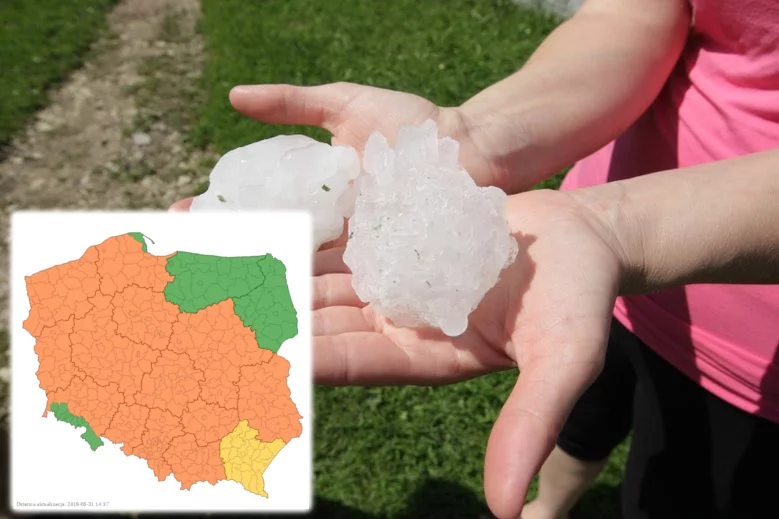 Burz z gradem spodziewajmy się na południu Polski