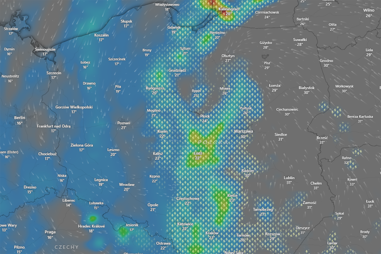 pogoda na koniec wakacji