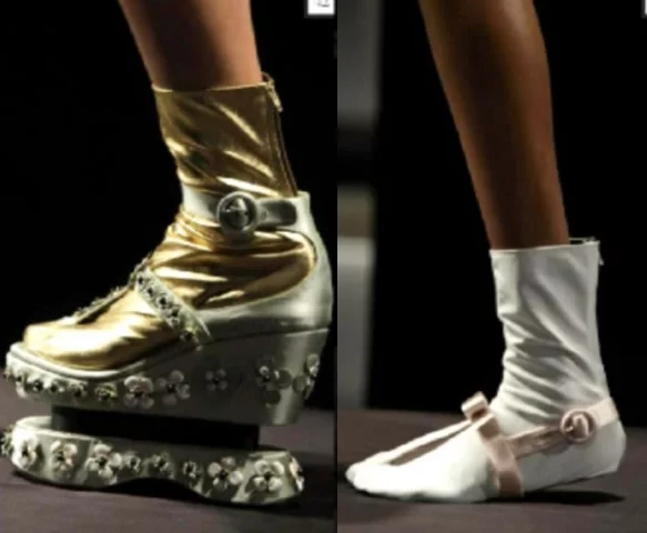 Buty z kolekcji Prady, wiosna 2013