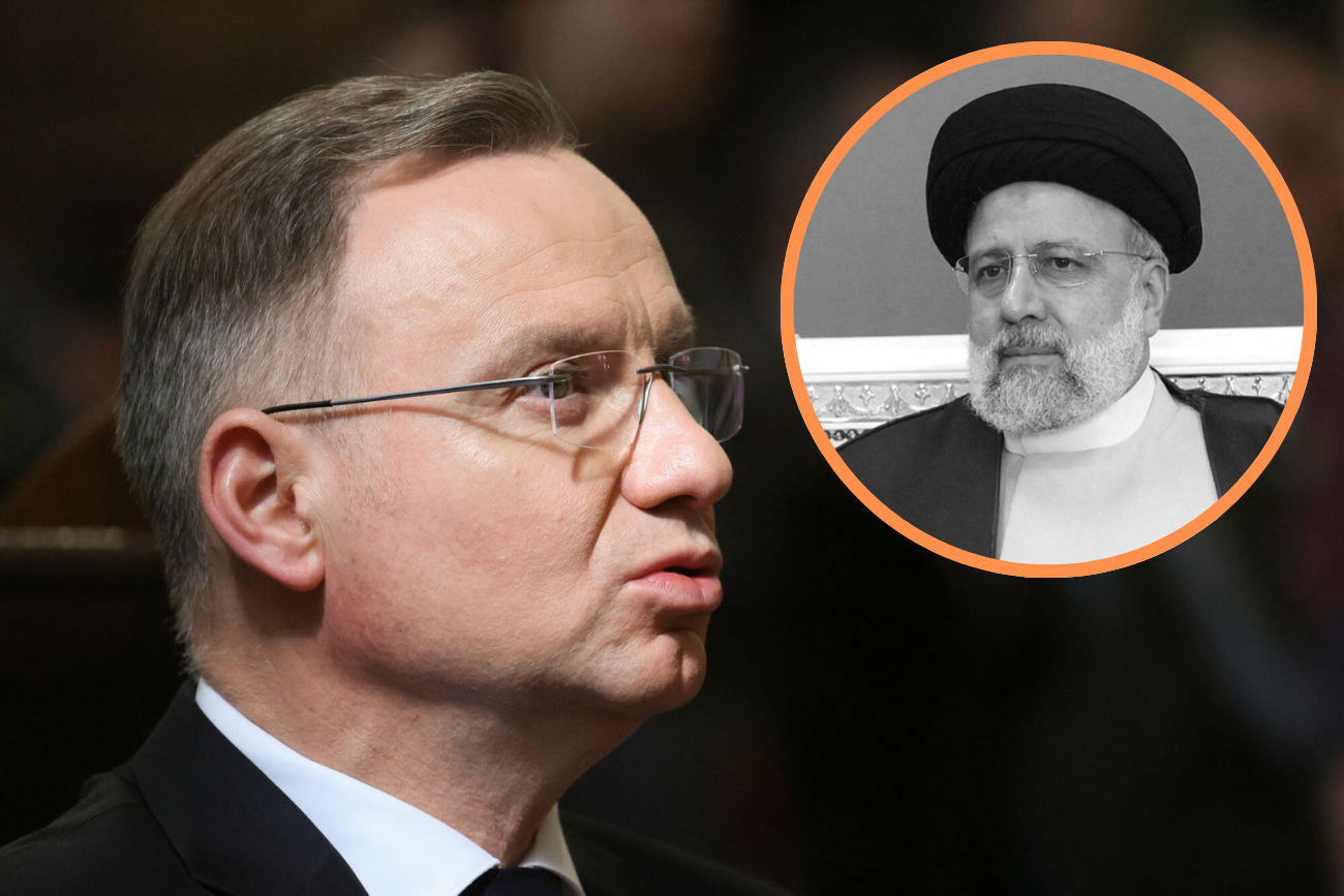 Prezydent Iranu nie żyje. Ebrahima Raisiego żegna Andrzej Duda