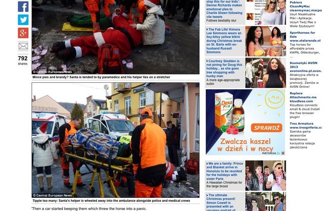 Daily Mail podało nieprawdziwą informację ws. pijanego Mikołaja? Świadkowie twierdzą, że gazeta kłamała