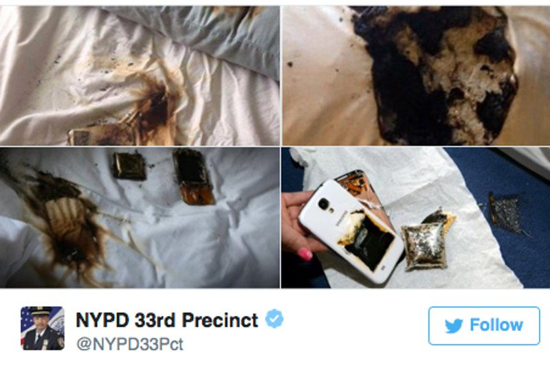 Nowojorska policja przestrzega przed spaniem z telefonem pod poduszką.