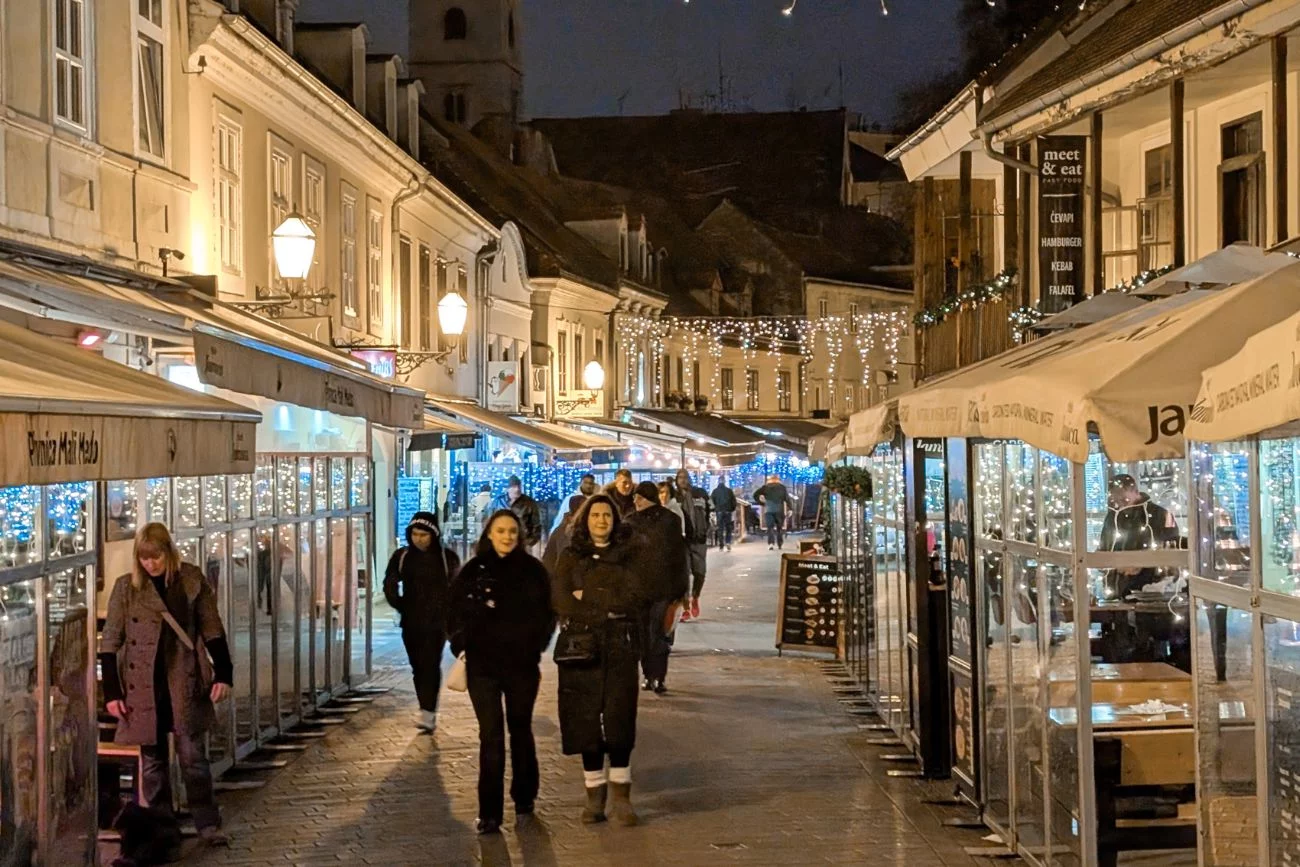 Uliczka w Zagrzebiu