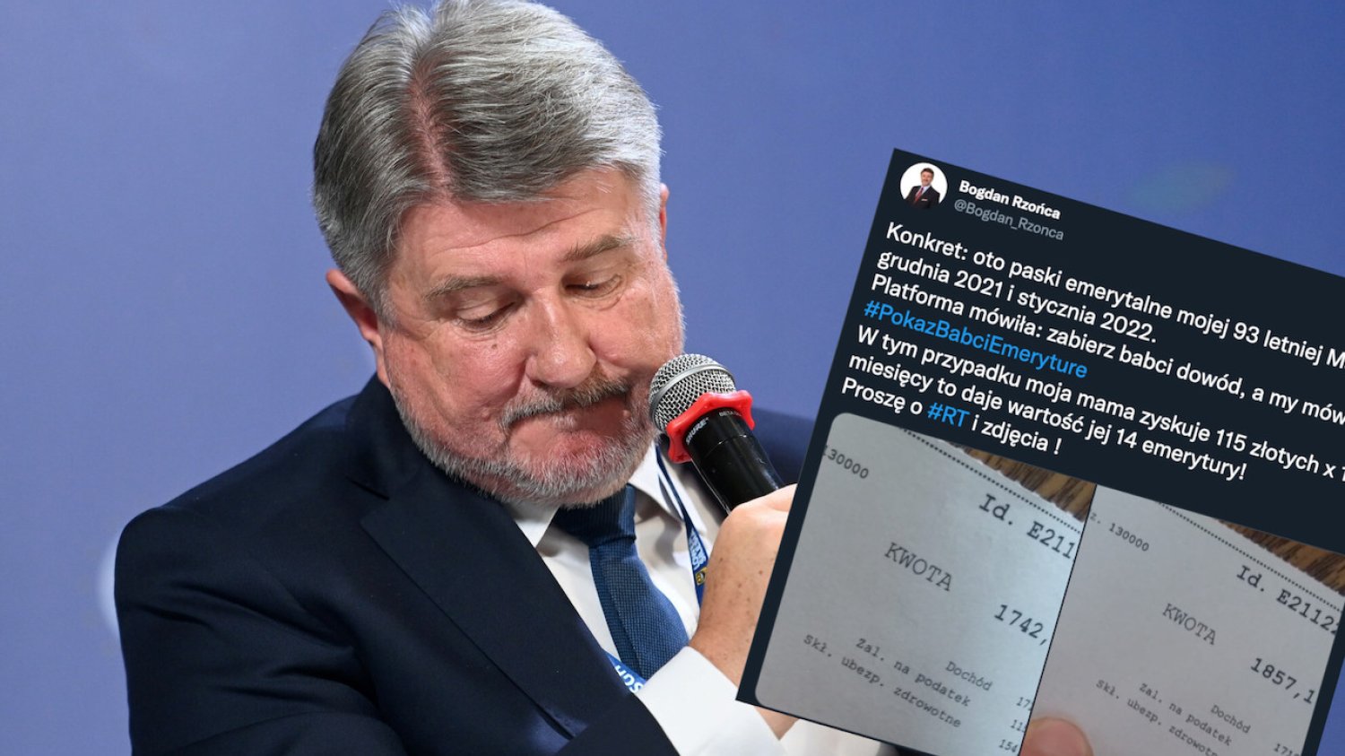 Bogdan Rzońca pokazał, ile na Polskim Ładzie zyskała jego matka.
