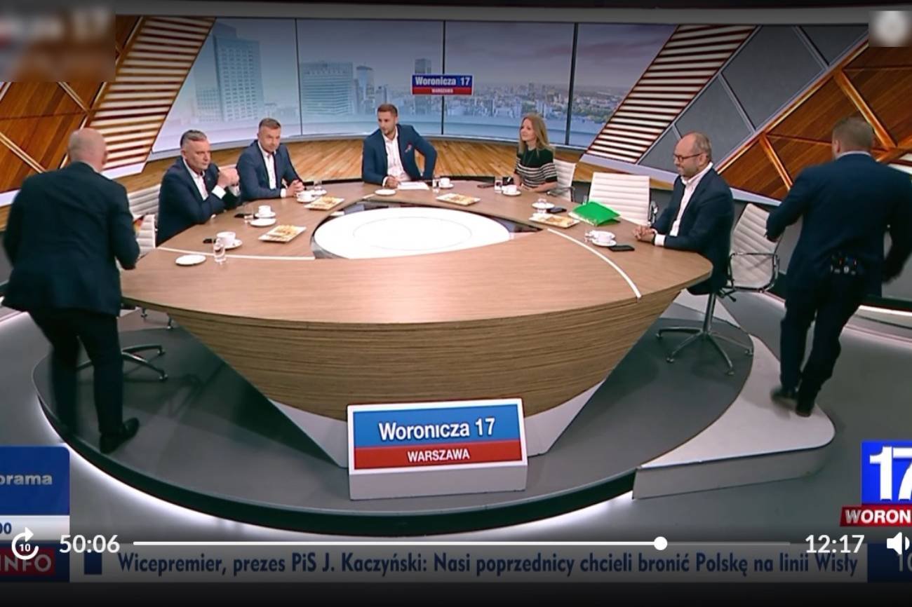 Kolejna awantura w TVP. Nagranie z kuriozalenej wymiany flagi Niemiec