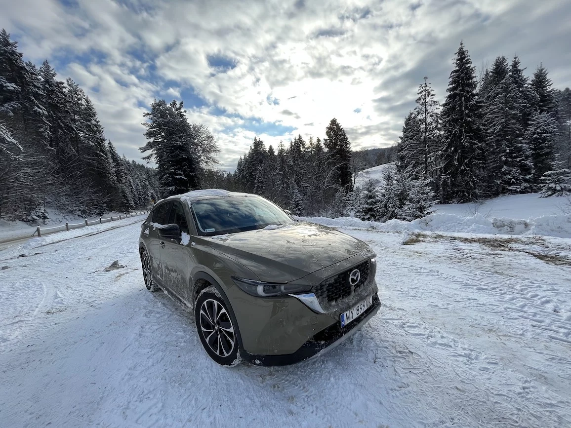 Mazda CX-5 sprawdziła się na górskich drogach.