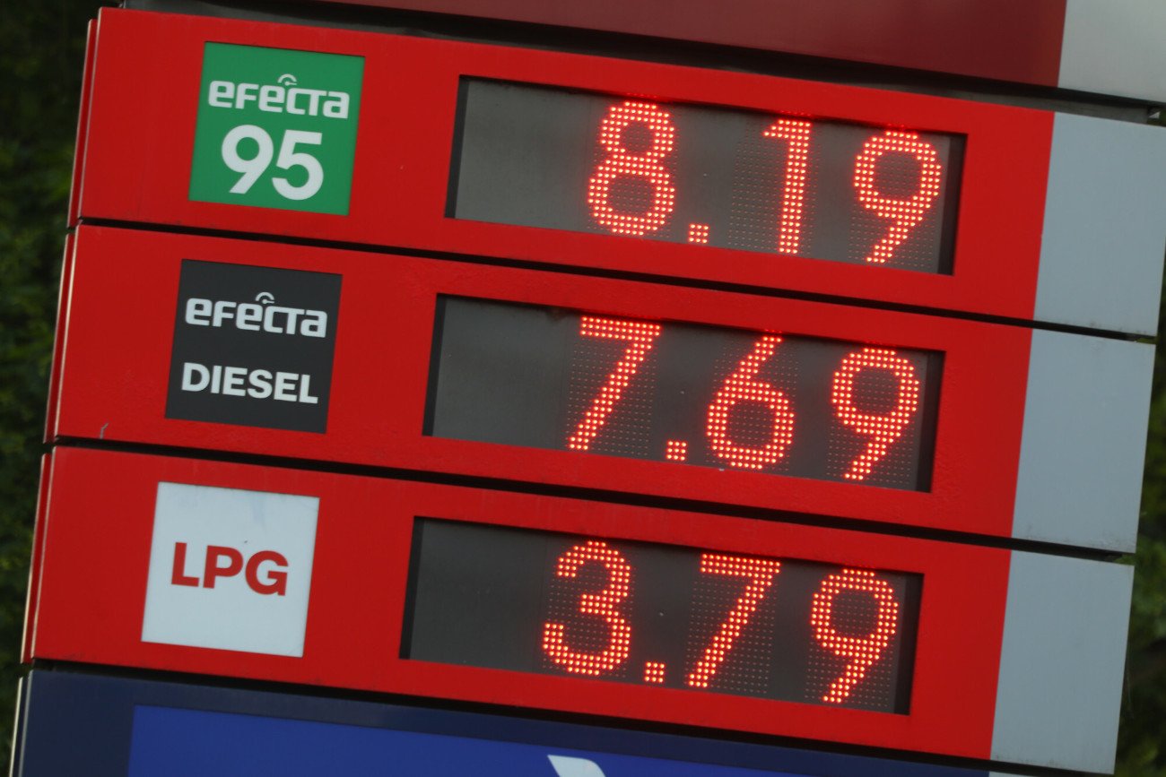 Na stacji Orlen w Legionowie litr benzyny 95 kosztował 8,19 zł. Zdjęcie z 3 czerwca