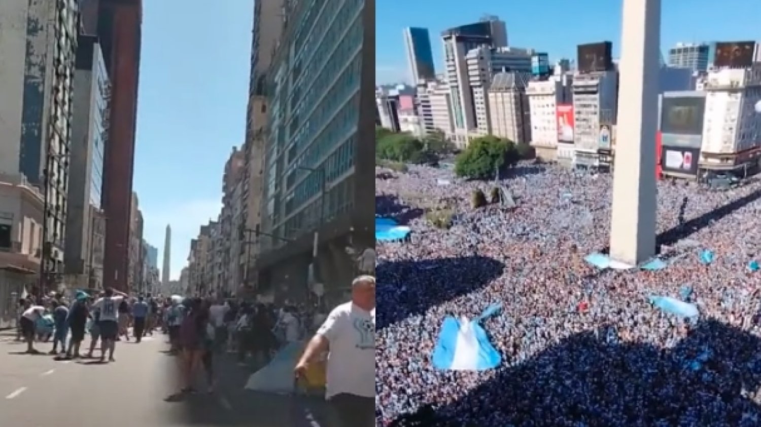 Tłumy Argentyńczyków zebrały się na ulicach Buenos Aires.