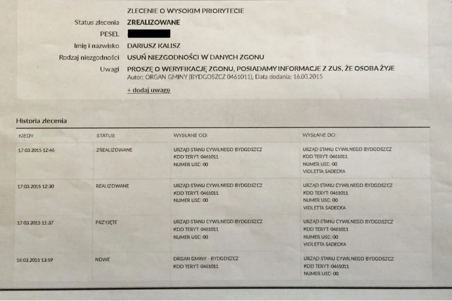 Urzędnicy po pół roku odkręcają swoje błędy.