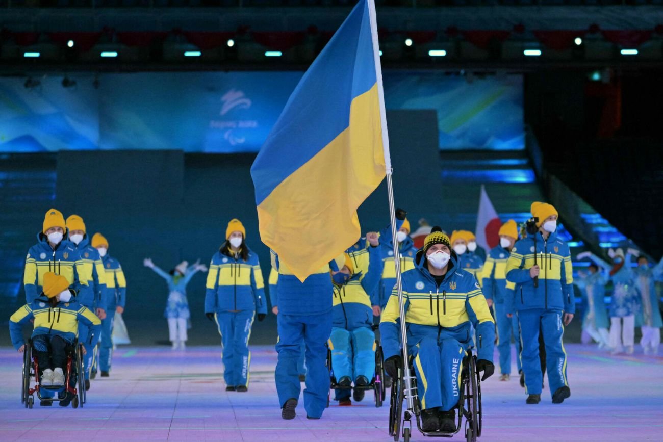 Ceremonia otwarcia zimowej paraolimpiady w Pekinie.