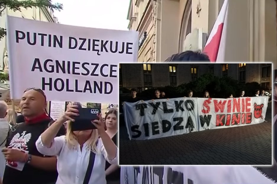 W Warszawie i Krakowie odbyły się pikiety przeciwko filmowi "Zielona granica"