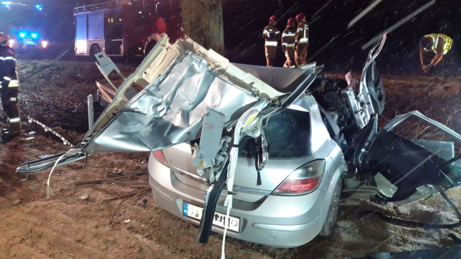 Tragedia na Podlasiu. W wypadku samochodowym zginęło trzech nastolatków.