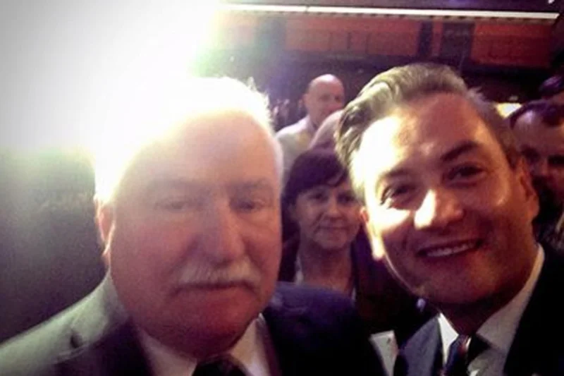 Prezydent Słupska spotkał się z byłym prezydentem Polski.