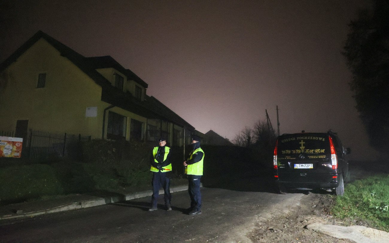 Jest nowe nagranie z miejsca wybuchu w Przewodowie.