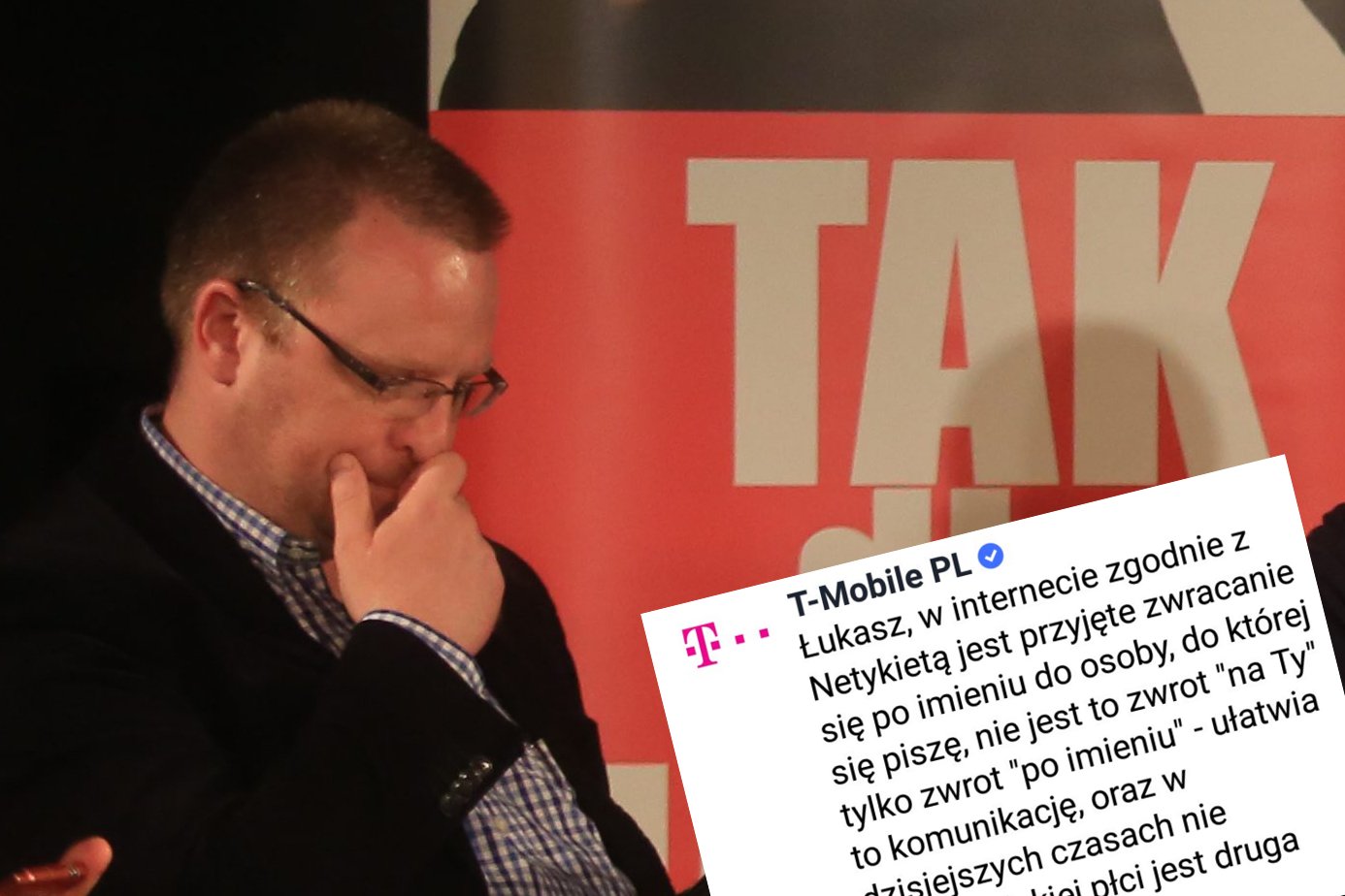 Internet pod strzechami, ale z Netykietą same problemy. Na zdjęciu Łukasz Warzecha, od którego zaczęła się cała sprawa.