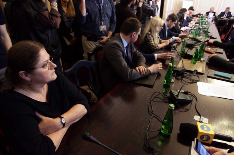 Krystyna Pawłowicz rozpętała karczemną awanturę na posiedzeniu Komisji sprawiedliwości.