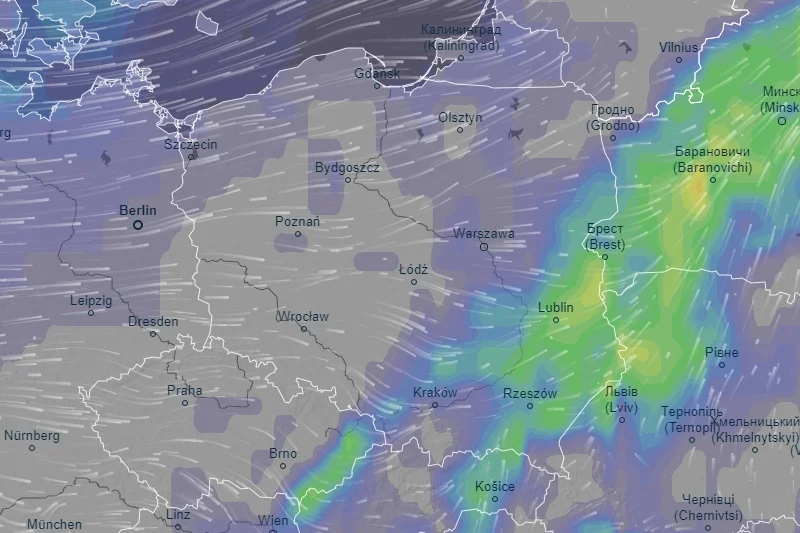 IMGW wydało ostrzeżenia pierwszego i drugiego stopnia przed burzami i silnym wiatrem.