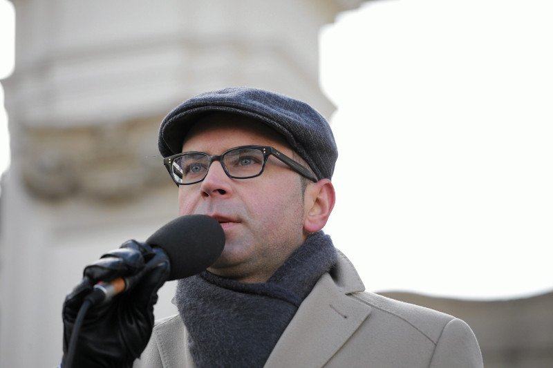 Michał Szczerba był zapowiadany jako gość programu, ale w telewizji się nie pojawił.