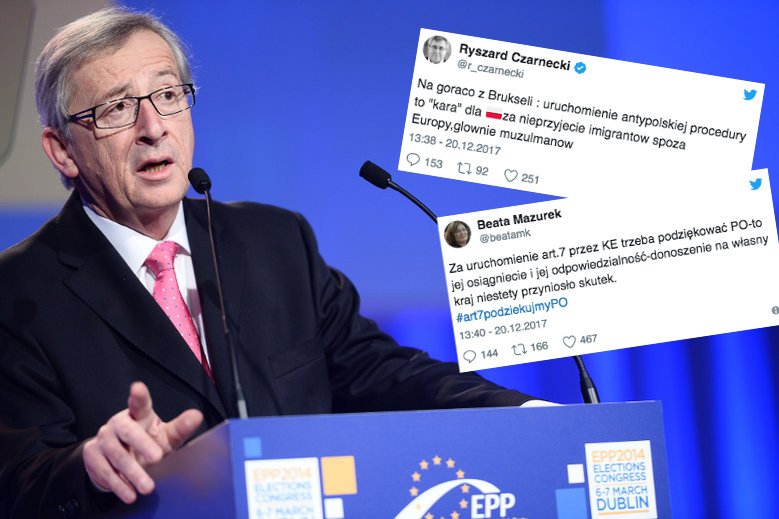 Na razie brak spójności w tym, jak politycy PiS tłumaczą uruchomienie wobec Polski artykułu 7.