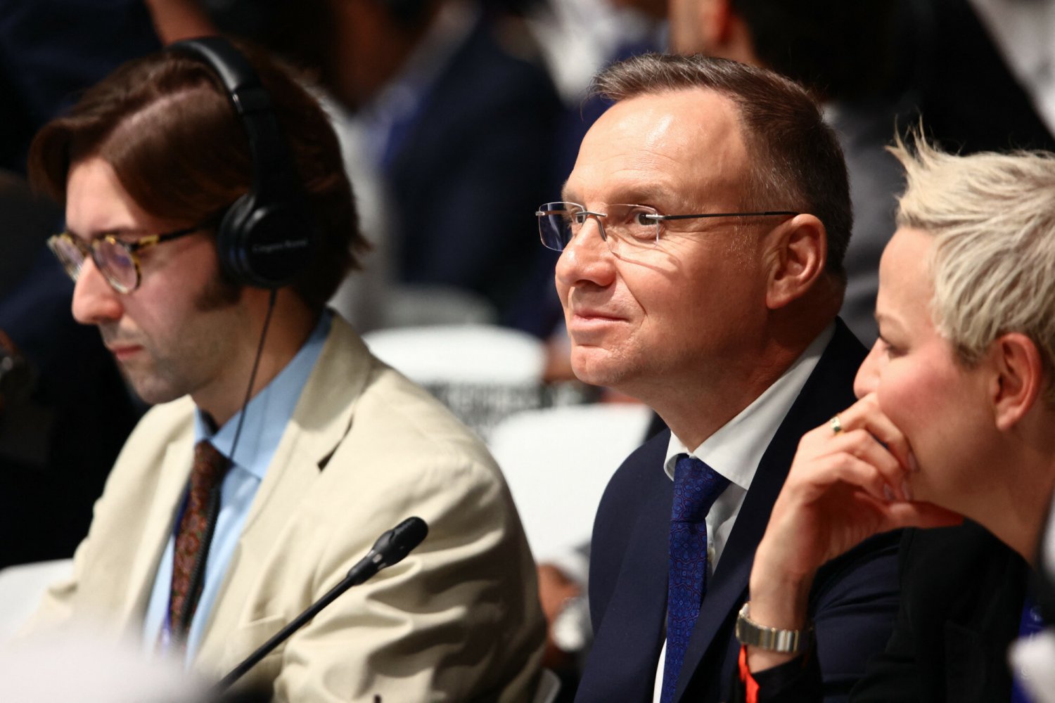 Prezydent Duda spotkał się z dziennikarzami podczas szczytu COP28 w ZEA