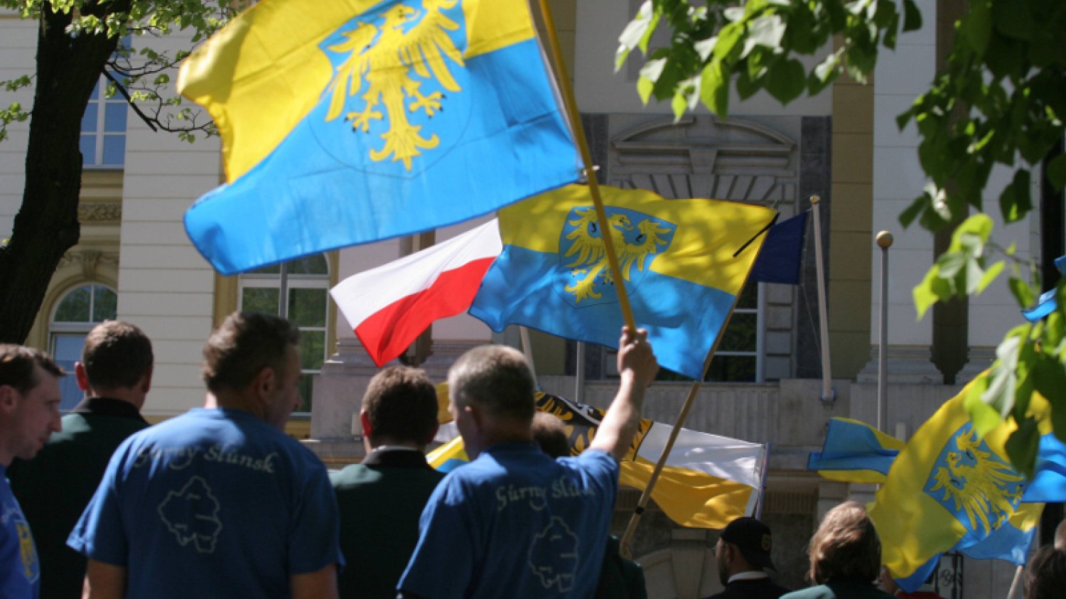 Protest Ślązaków pod KPRM