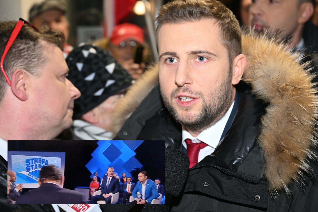 Ostre starcie...w "Strefie Starcia". Kłeczek przypuścił pożegnalny atak na polityka Lewicy