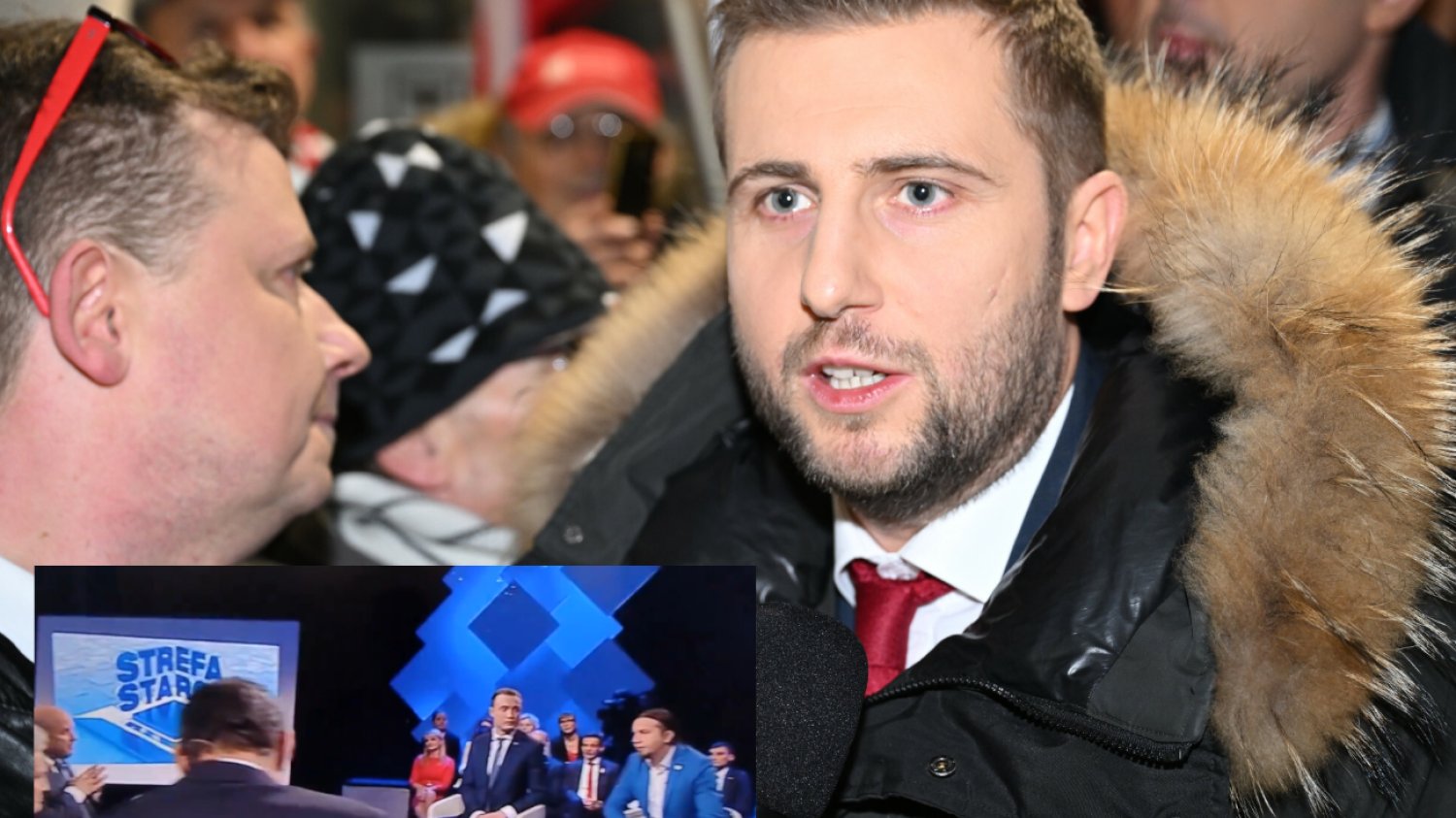 Ostre starcie...w "Strefie Starcia". Kłeczek przypuścił pożegnalny atak na polityka Lewicy