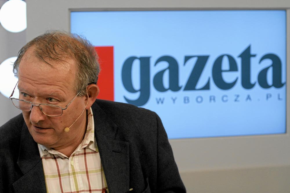 Redaktor naczelny Gazety Wyborczej Adam Michnik