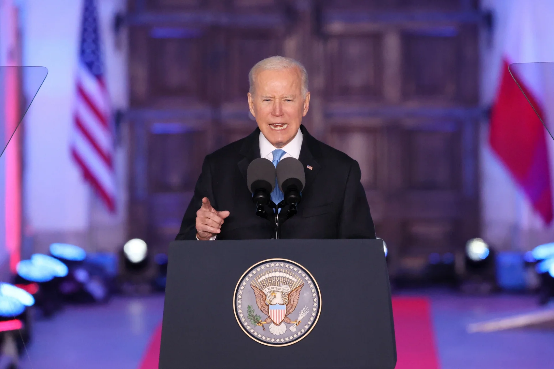 Joe Biden z wizytą w Polsce.
