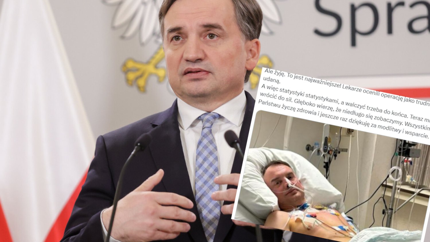 Tak Ziobro dowiedział się o swojej chorobie. Lekarz krytykuje, a co na to Rzecznik Praw Pacjenta?..