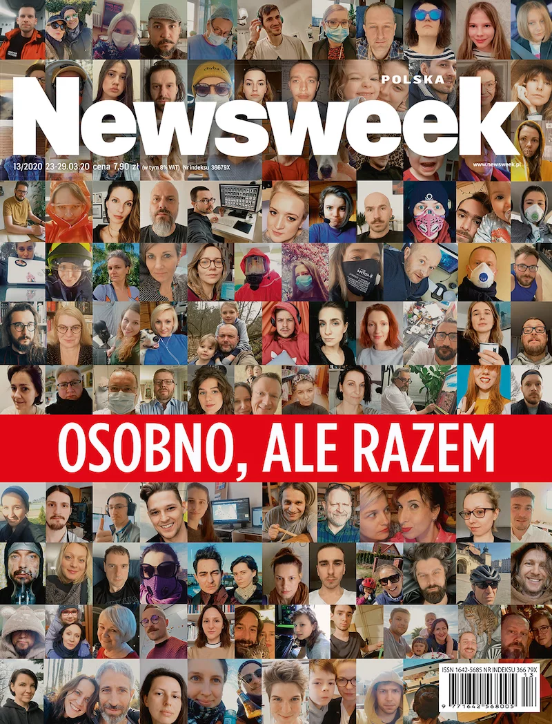 Okładka najnowszego numeru tygodnika "Newsweek".