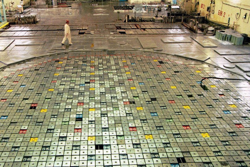 Reaktor w elektrowni jądrowej w Czarnobylu