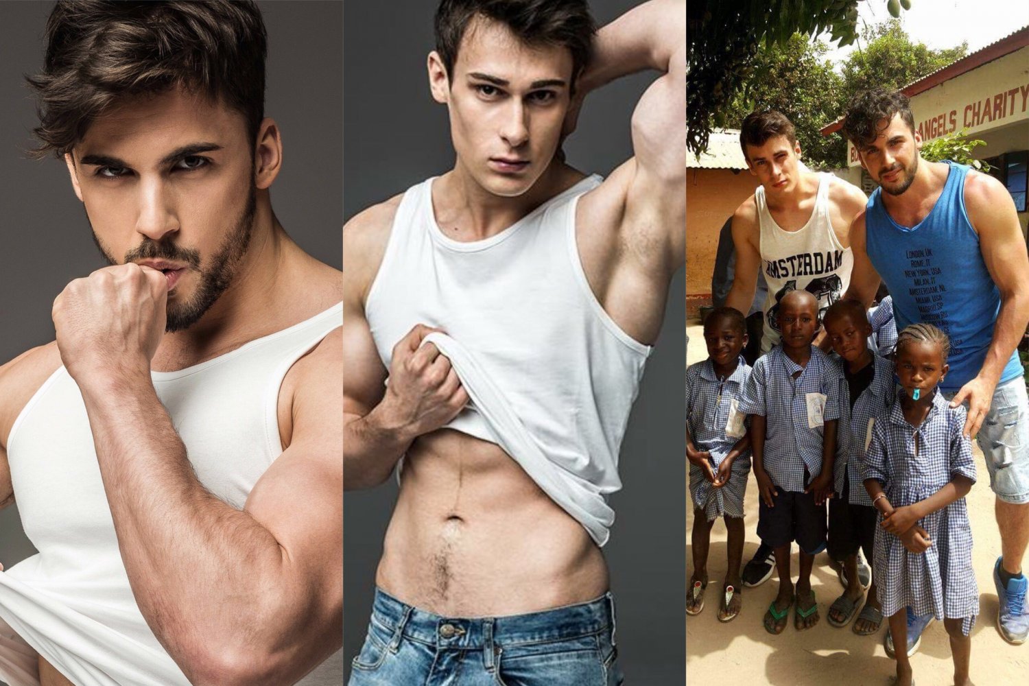 Jakub Piotr Kucner/Karol Kowalik. Gambia 2017. Archiwum facebook.com / Oficjalne materiały Mister Polski 2017