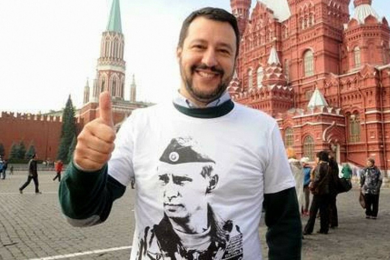 Matteo Salvini przebywa z wizytą w Polsce.