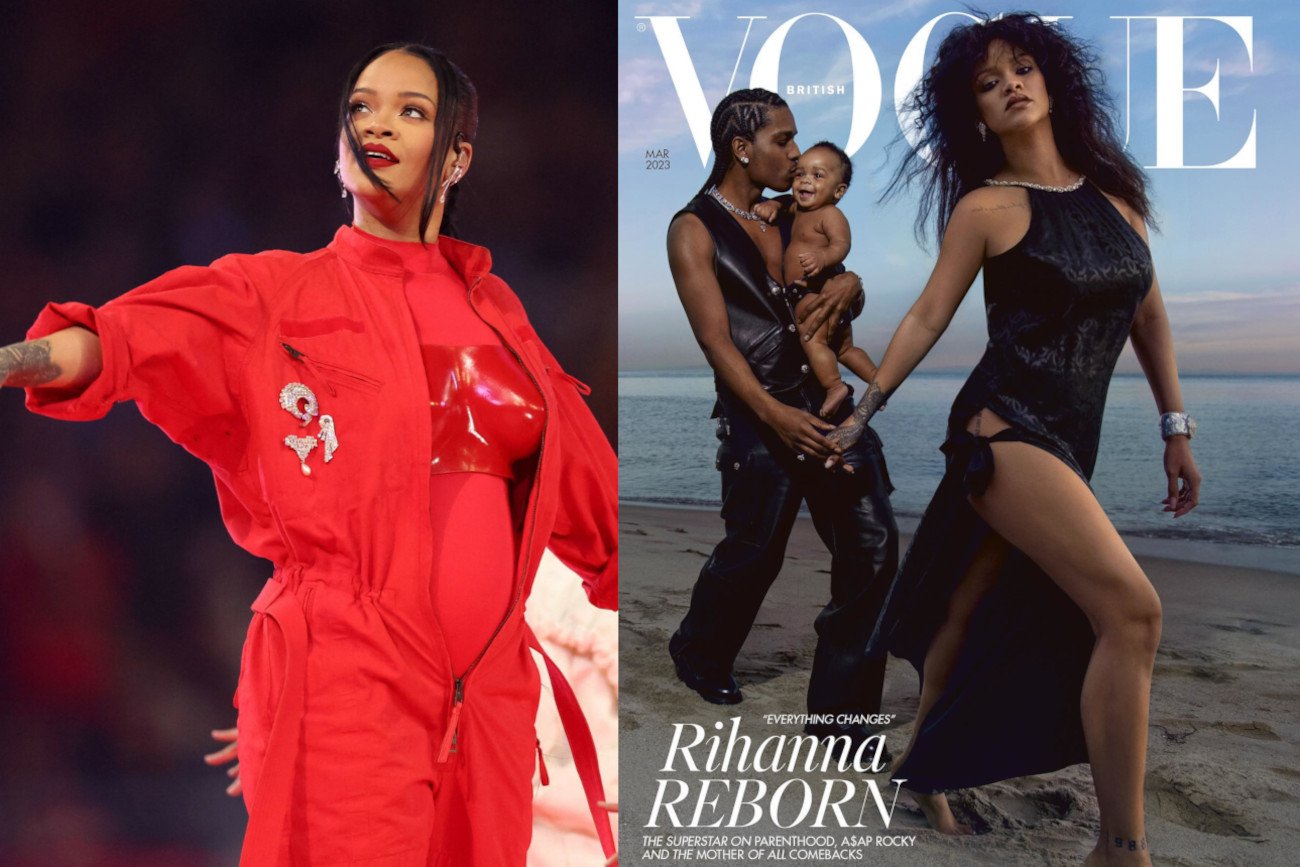 Rihanna z ASAP'em i dzieckiem na okładce Vogue’a.