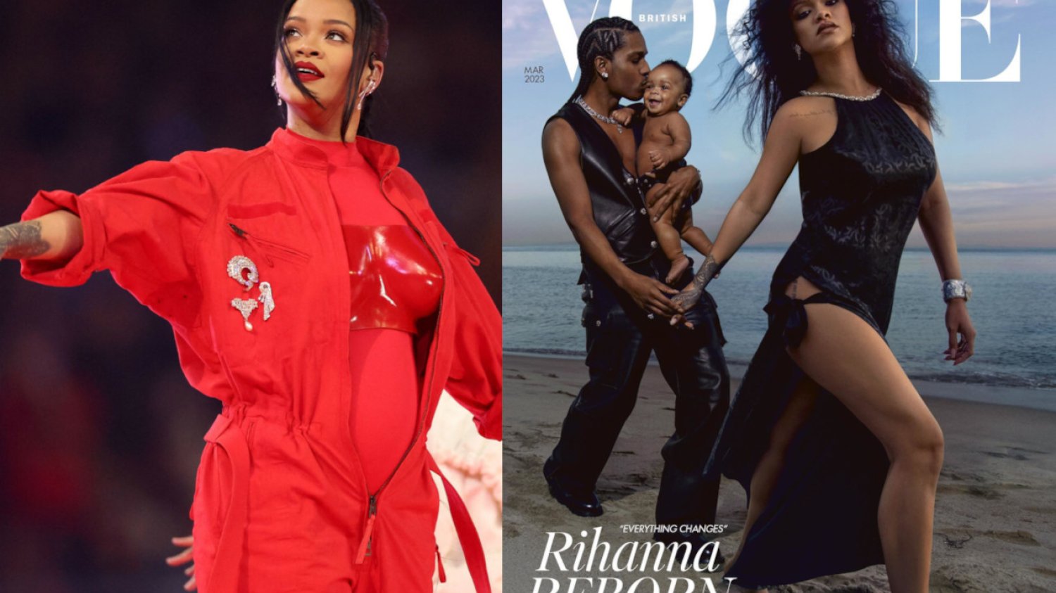 Rihanna z ASAP'em i dzieckiem na okładce Vogue’a.