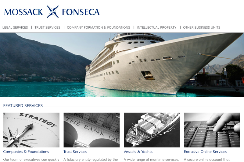 Firma Mossack Fonseca zachęca do unikania podatków w trzech językach.
