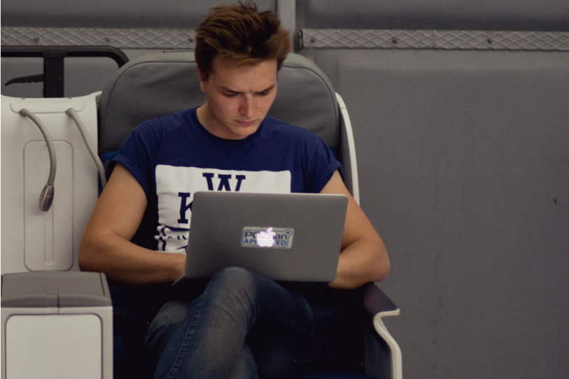 Miron Mironiuk z agencji DDB szukał pracy w akcji Ostromęka.