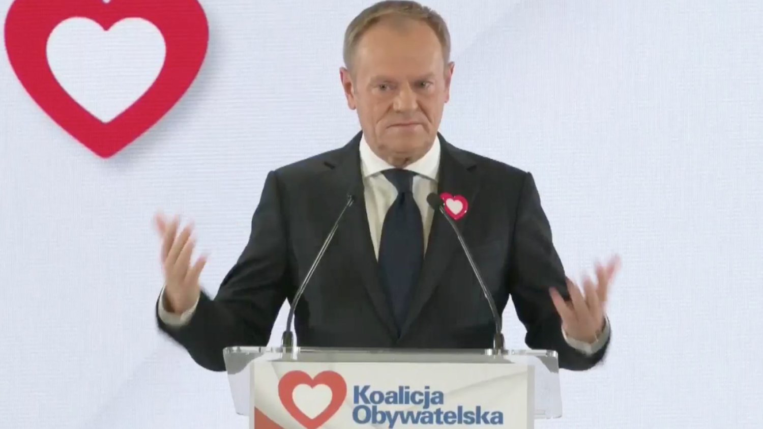 Donald Tusk przemawiał przed radą krajową PO.