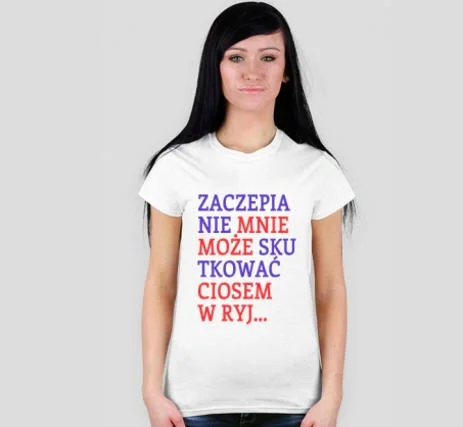 Ta koszulka nie jest bardziej groźna niż zabawna.