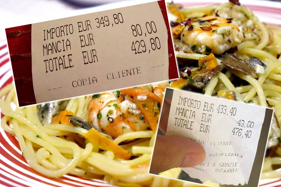 Pewna włoska restauracja zasłynęła w sieci horrendalnymi cenami za swoje dania.