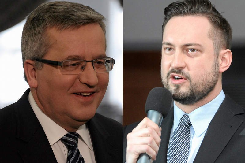 Bronisław Komorowski i Marcin Prokop
