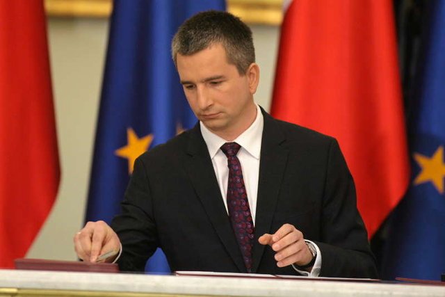 Szef resortu finansów Mateusz Szczurek.