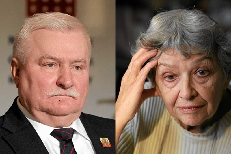 Halina Bortnowska krytykuje Lecha Wałęsę za słowa o homoseksualistach, które wygłaszał mimo że nosi wpięty w klapę marynarki znaczek z Matką Boską