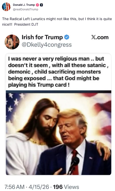 Wpis Donalda Trumpa na Truth Social. Wpis Donalda Trumpa na Truth Social