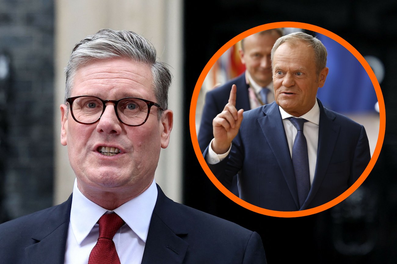 Keir Starmer i Donald Tusk