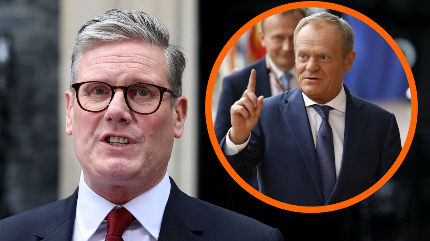 Keir Starmer i Donald Tusk